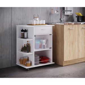 Produktbild für Küchenwagen VCM Pocis, 916892, weiß