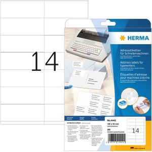 Adressetiketten Herma 4442, weiß