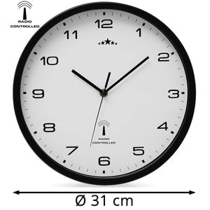 Produktbild für Wanduhr Monzana Kunststoff, analog, Funkuhr