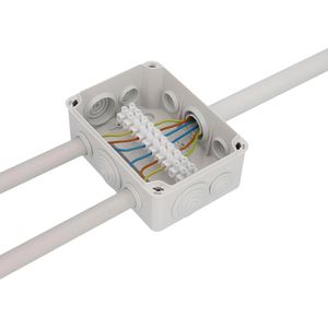 Produktbild für Abzweigdose Unitec 40209L, wasserdicht IP65 für außen