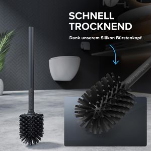 Produktbild für WC-Bürstenkopf ovimar Vejro 81004237, schwarz, 3 Stück