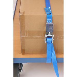 Produktbild für Spanngurt Braun-GmbH 400-1-600, blau, mit Ratsche