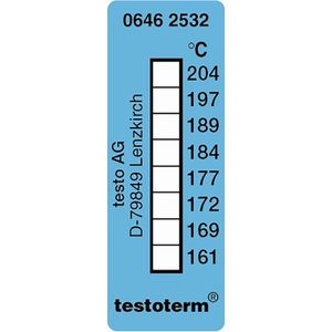 Temperaturmessstreifen Testo 0646 2532 Testoterm, irreversibel