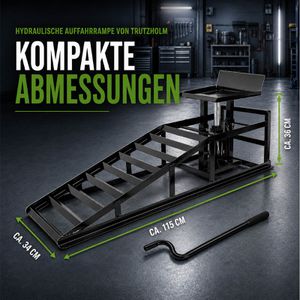 Produktbild für Auffahrrampe Trutzholm mit Wagenheber, 2 Stück
