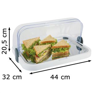 Produktbild für Servierplatte APS 09100 Buffetvitrine mit Haube
