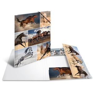 Zeichenmappe Herma 19209, Pferde, A4