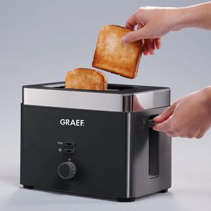Produktbild für Toaster Graef TO62, mit 6 Röststufen &amp; Auftaufunktion