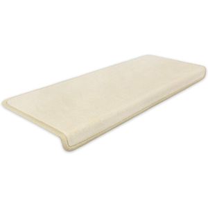 Produktbild für Stufenmatte Böttcher-AG Uni Velours, hellbeige, selbstklebend