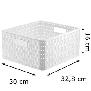 Produktbild für Aufbewahrungskorb Rotho Country, 14L