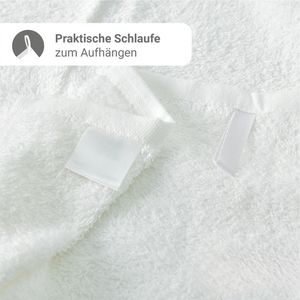 Produktbild für Handtuch NatureMark Frottier Set, weiß