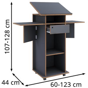 Produktbild für Stehpult VCM Salia M 920810, aus Holz