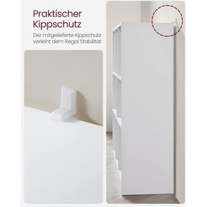 Produktbild für Bücherregal Vasagle LBC52WT, weiß