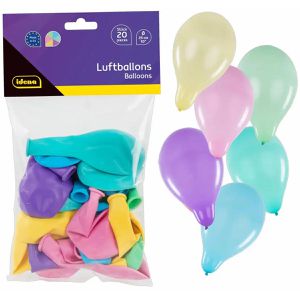 Produktbild für Luftballons Idena 31526, pastell, farbig sortiert