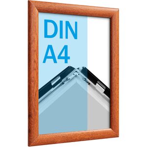 Produktbild für Klapprahmen Sprintis Holzoptik, 25 mm Profil, DIN A4