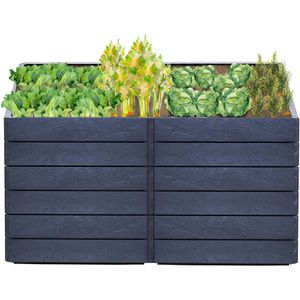Produktbild für Hochbeet Garantia Ergo Quadro 2L 75 Stone