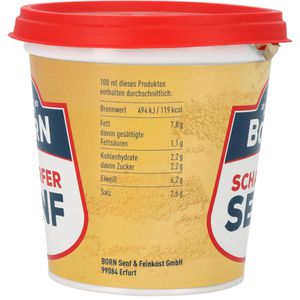 Produktbild für Senf Born scharf, fein