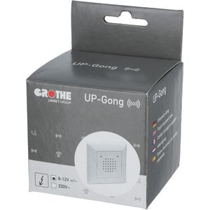 Produktbild für Türgong Grothe UP-Gong 120ws, Unterputz, Klingeldraht