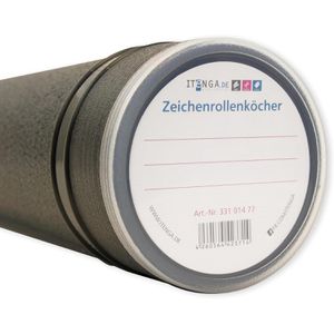Produktbild für Zeichenrollenköcher itenga mit Tragegurt, schwarz