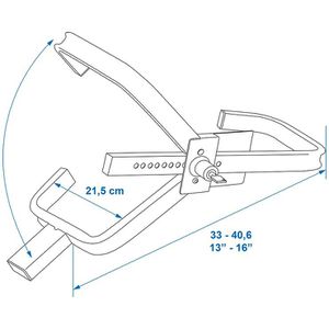 Produktbild für Parkkralle ProPlus 360172, 13 - 16 Zoll