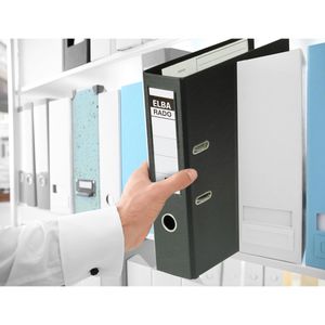 Produktbild für Ordner Elba 10497 SW rado plast, PVC, A4