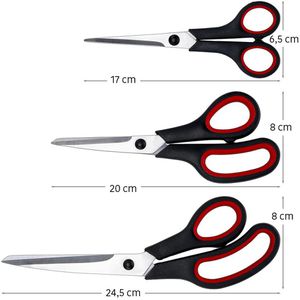 Produktbild für Büroschere Ideen-mit-Herz Softgrip, 3er Set