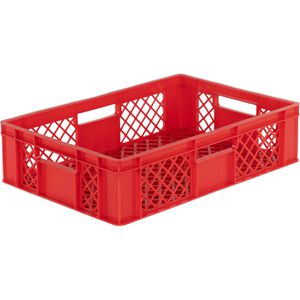 Eurobox Alpha-Paletten rot, 29 Liter, lebensmittelecht