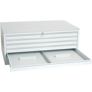 Produktbild für Planschrank Lüllmann 565317, weiß, DIN A0
