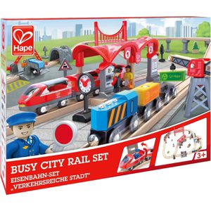 Produktbild für Spielzeugeisenbahn Hape E3730 Verkehrsreiche Stadt