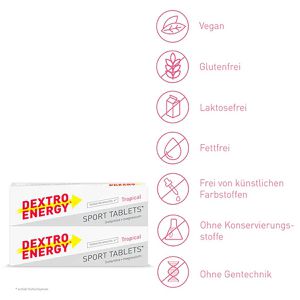 Produktbild für Traubenzucker Dextro Energy Sports Tablets Tropical