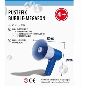 Produktbild für Seifenblasenmaschine PUSTEFIX Bubble Megafon