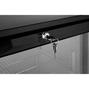 Produktbild für Getränkekühlschrank Arktic 233900, mit Glastür, abschließbar