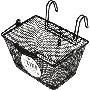 Fahrradkorb Basil Tivoli Kinderkorb, schwarz, aus Metall, 6 l