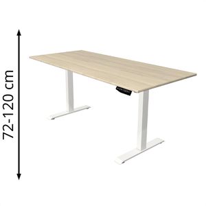 Schreibtisch Kerkmann Move 1, ahorn / weiß