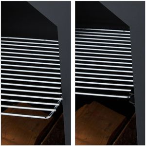 Produktbild für Terrassenofen Relaxdays schwarz, aus Stahl