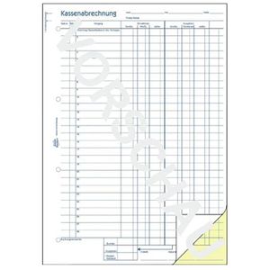 Produktbild für Kassenbuch Zweckform 1227 Kassenabrechnung, A4
