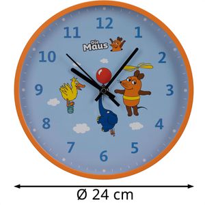 Produktbild für Wanduhr Bresser DieMaus Fliegen, Kunststoff, analog, Quarzuhr
