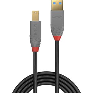 Produktbild für USB-Kabel Lindy 36744 Anthra Line, USB 3.0, 5 m