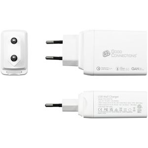 Produktbild für USB-Ladegerät Good-Connections PCA-W007W, GaN, 65 Watt