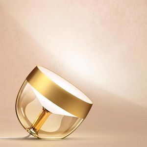 Produktbild für Tischlampe Philips-Hue Iris, gold mit LED