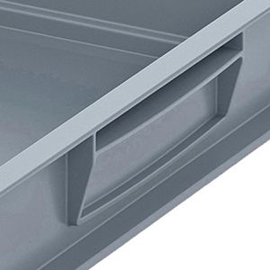 Produktbild für Eurobox AUER EG 64/75 HG, grau, 15 Liter