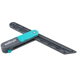 Winkelschmiege Wolfcraft 6958000, Linealanschlag