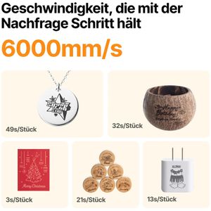 Produktbild für Graviermaschine xTool F2 15W, 115 x 115mm