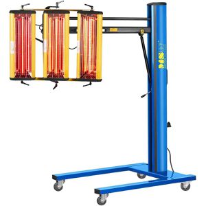 Produktbild für Infrarot-Lacktrockner MSW IR-DRYER3000.2, mit 3 Leuchtröhren