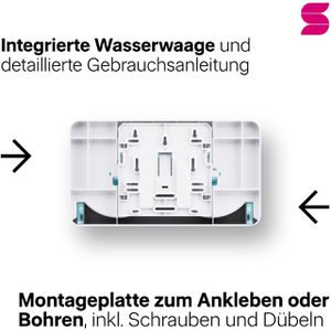 Produktbild für Toilettenpapierspender Satino Hyginity Centerfeed, 333414, CF2