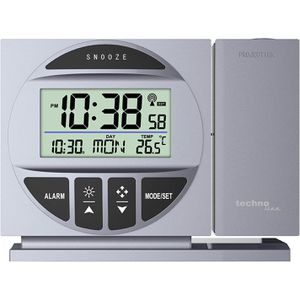 Produktbild für Wecker Technoline WT 590 silber, digital