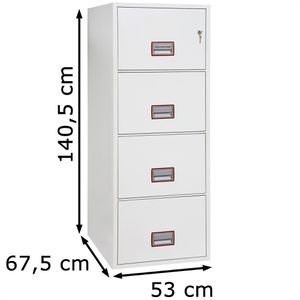 Produktbild für Hängeregisterschrank Phoenix FS2254K, feuerfest