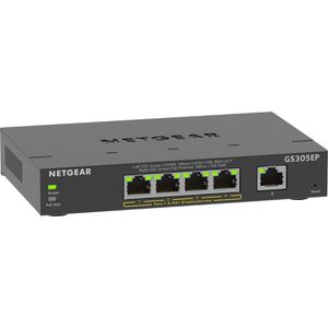 Switch Netgear Plus, GS305EP-100PES, managed