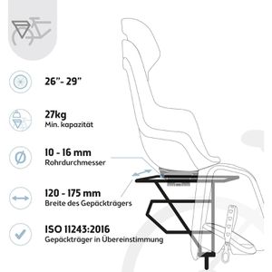 Produktbild für Fahrrad-Kindersitz bobike GO Maxi Reclining