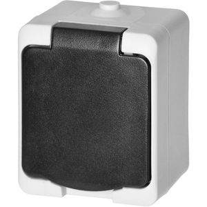 Produktbild für Steckdose Orno Aquatic Mini 2P+E, IP54, Aufputz