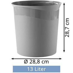 Produktbild für Papierkorb Han Re-LOOP, 18148-991, grau